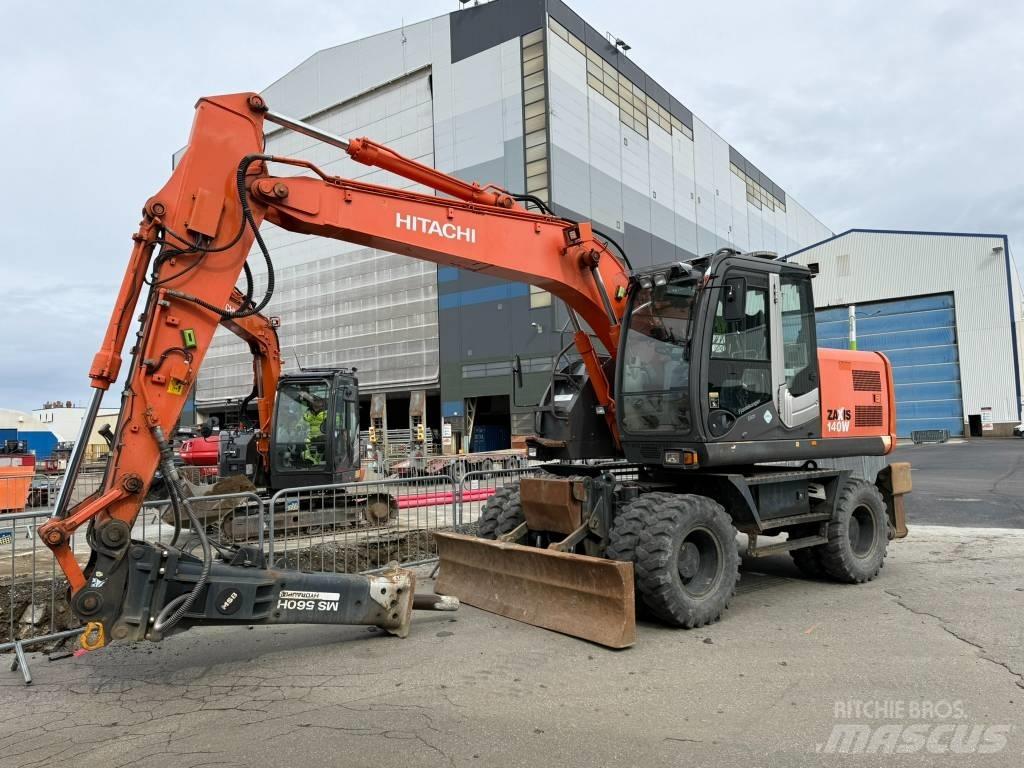 Hitachi ZX 140 W-3 Ratasekskavaatorid