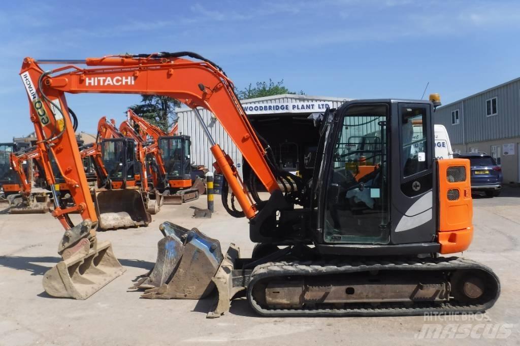 Hitachi ZX 85 US B-6 Väikeekskavaatorid 7t-12t