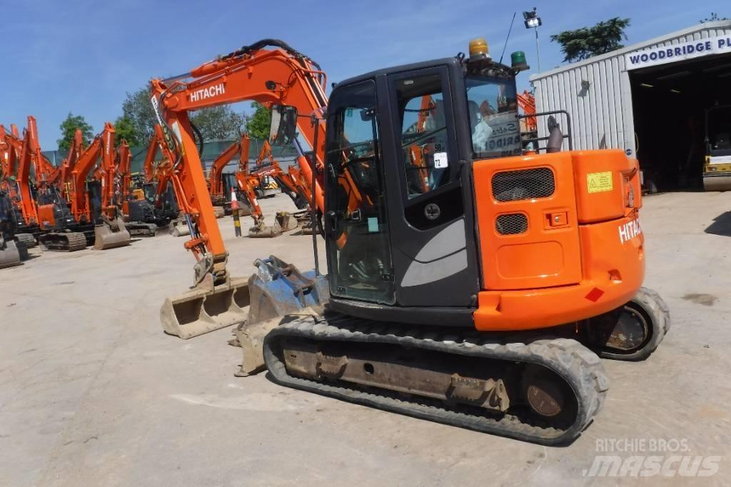 Hitachi ZX 85 US B-6 Väikeekskavaatorid 7t-12t