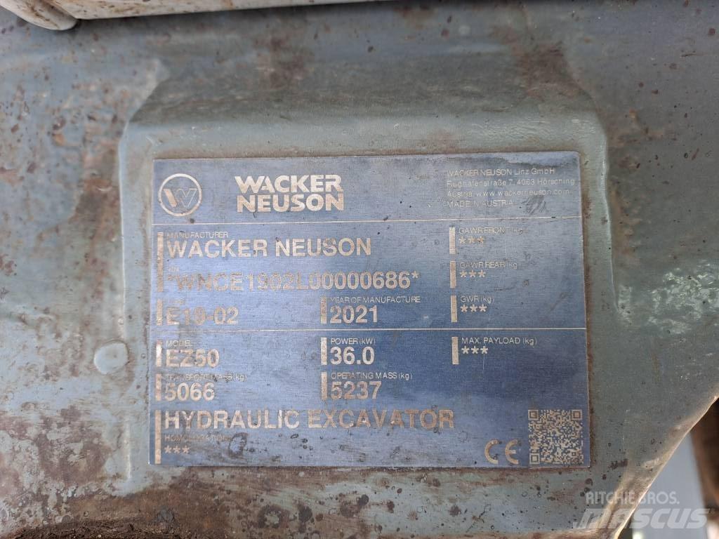 Wacker Neuson EZ50 Roomikekskavaatorid