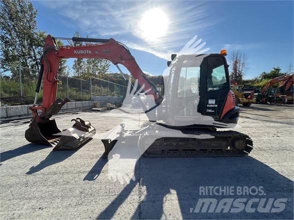 Kubota KX080-4 Roomikekskavaatorid
