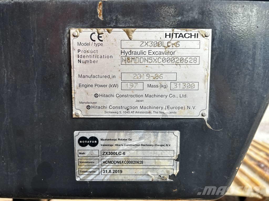 Hitachi ZX 300 LC-6 Roomikekskavaatorid