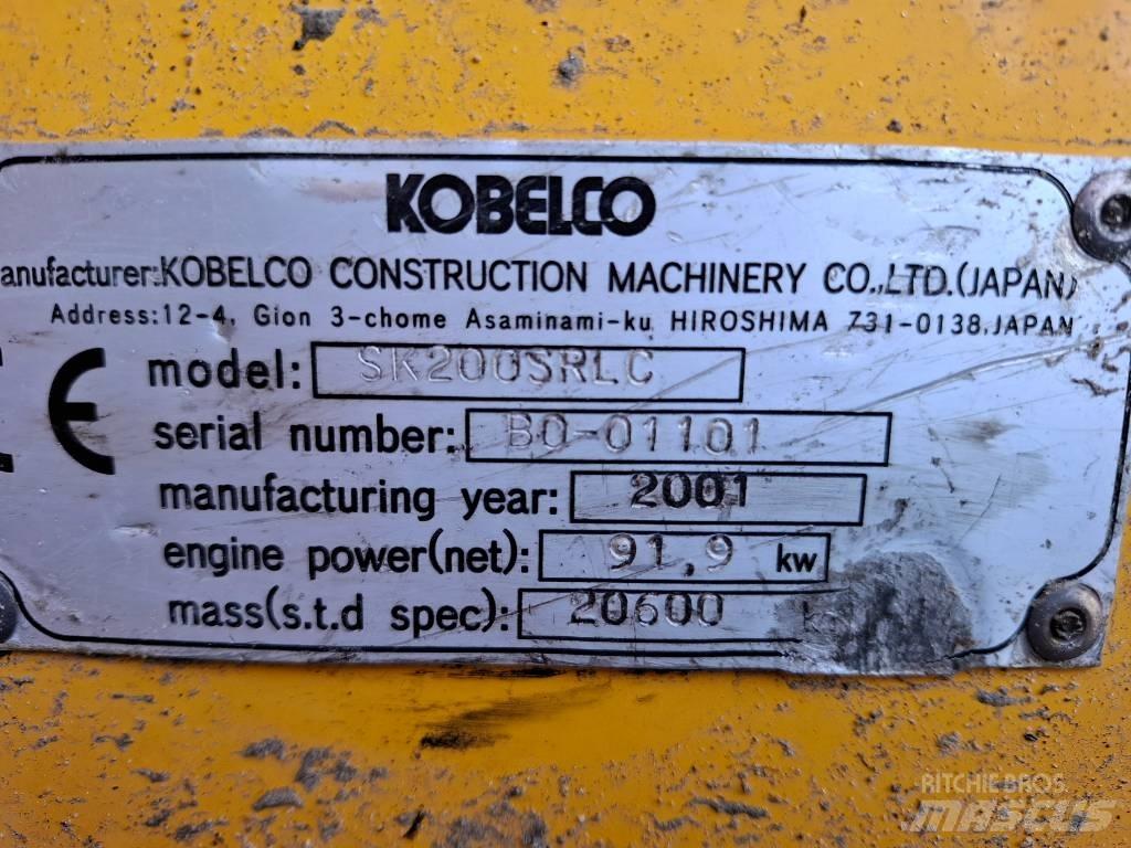 Kobelco SK200SRLC Roomikekskavaatorid