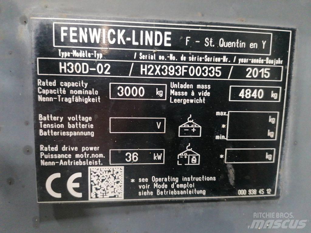 Linde H30D-02 Diiseltõstukid