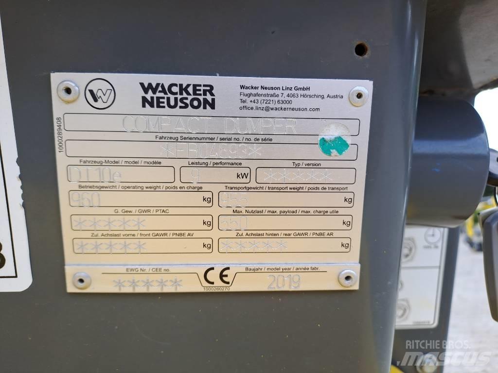 Wacker Neuson DT10e Roomikkallurid