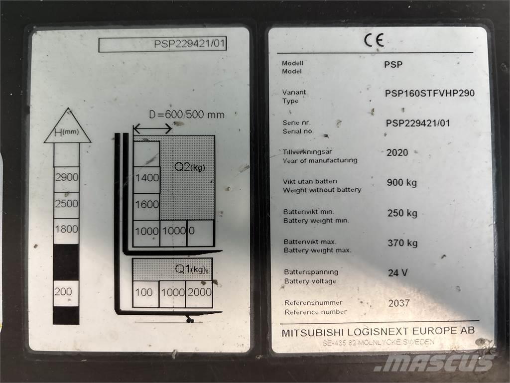 Atlet PSP160 Platvormiga virnastajad
