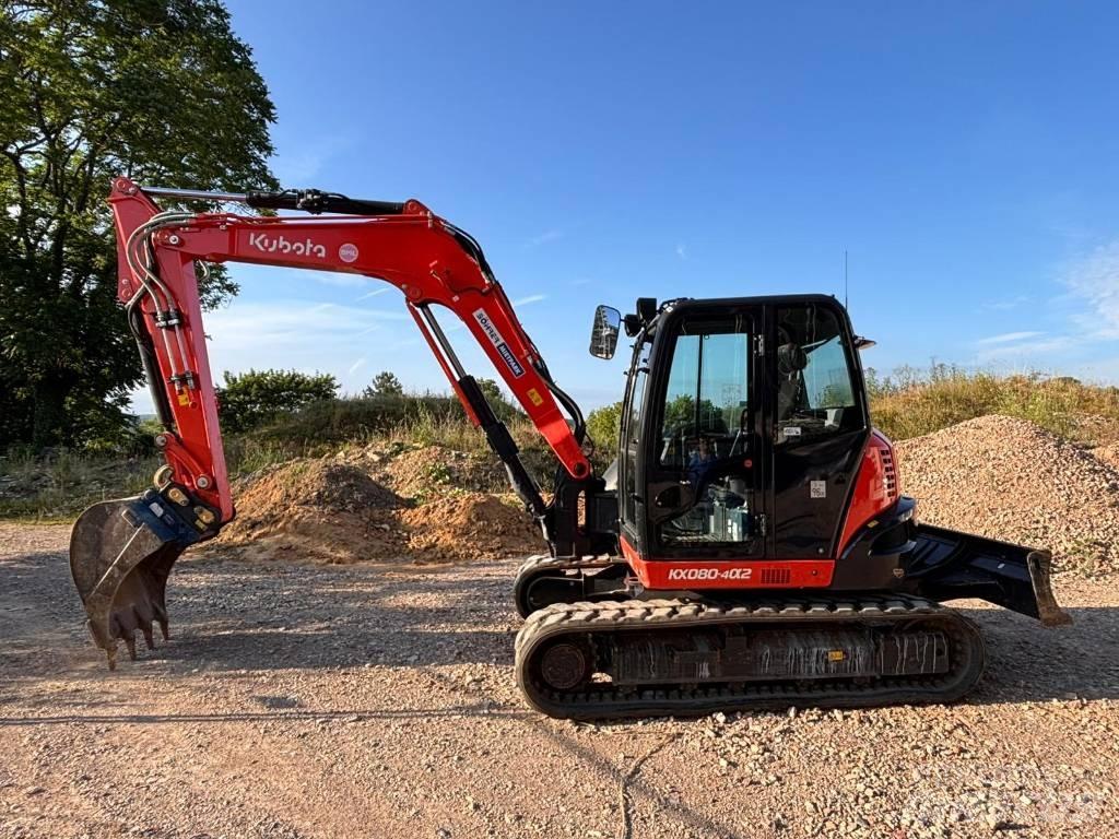 Kubota KX 080-4 Miniekskavaatorid < 7 t