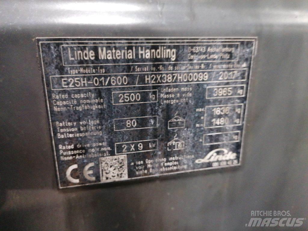 Linde E25H-01/600 Elektritõstukid