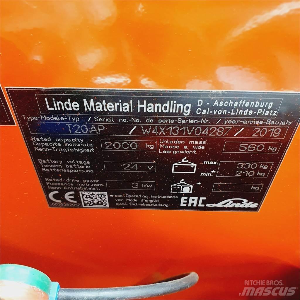 Linde T20AP kurz Elektriline alusesiirdaja