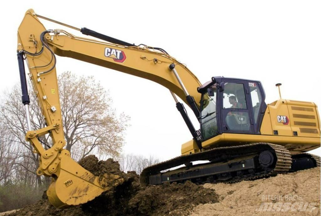 CAT 326 F UTHYRES Roomikekskavaatorid