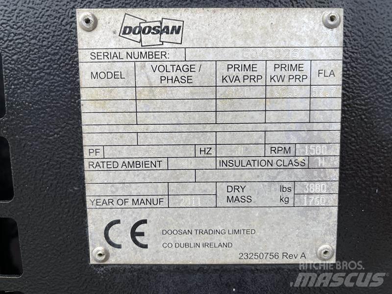 Doosan G 40 Diiselgeneraatorid