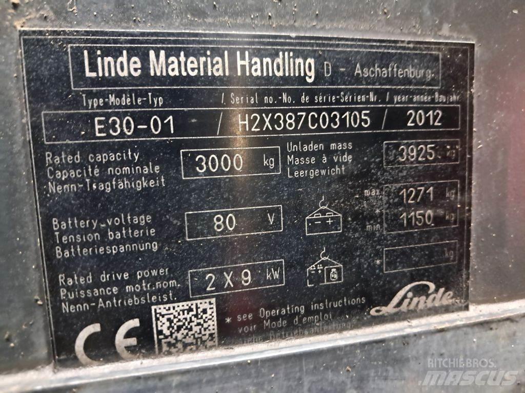 Linde E30-01 Elektritõstukid