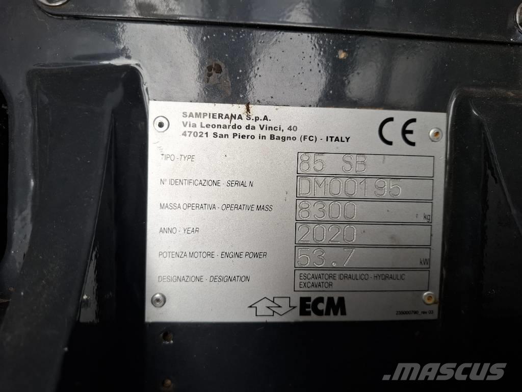 ECM 85 SB Väikeekskavaatorid 7t-12t