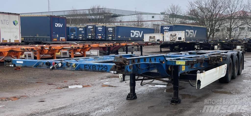 Krone Krone SDC27 Konteinerveo poolhaagised