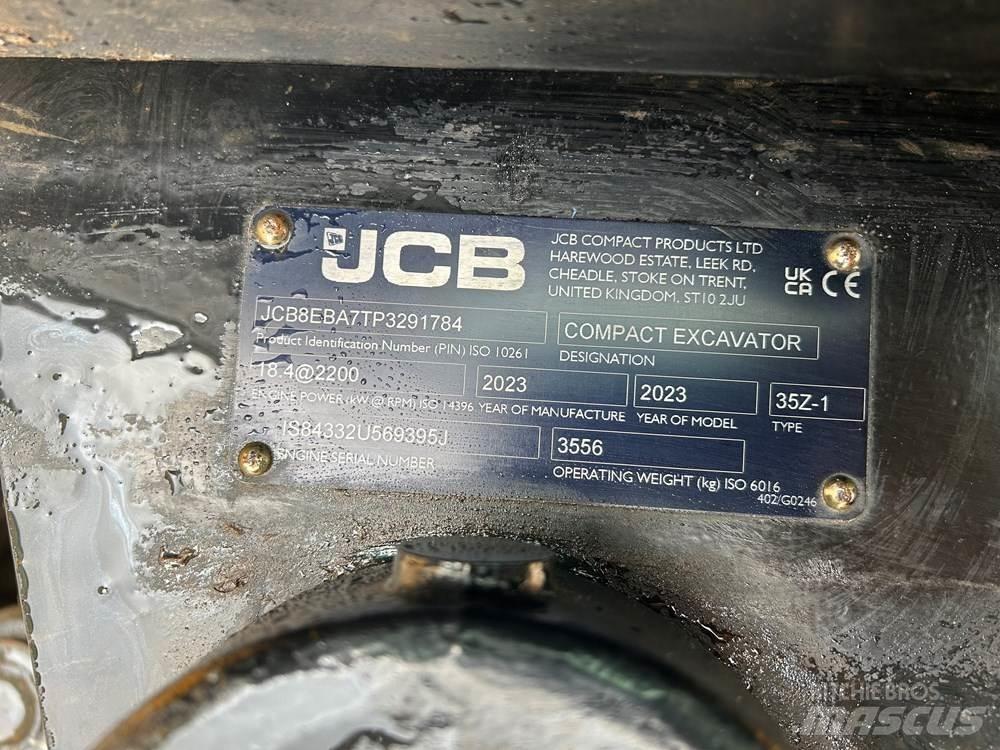 JCB 35Z-1 Miniekskavaatorid < 7 t