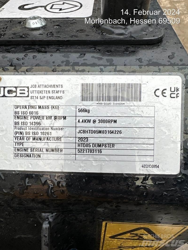 JCB HTD5 mit Tritt Väikekallurid
