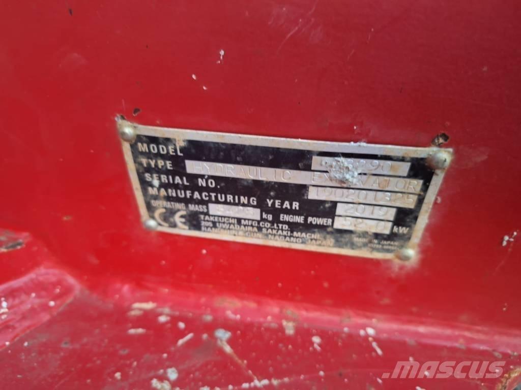 Takeuchi TB 290 Väikeekskavaatorid 7t-12t