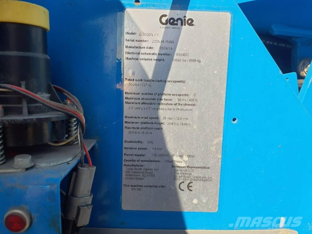 Genie Z30/20N Iseliikuvad poomtõstukid