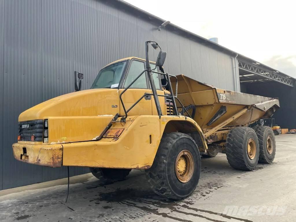 CAT 735 Liigendraamiga pinnaseveokid