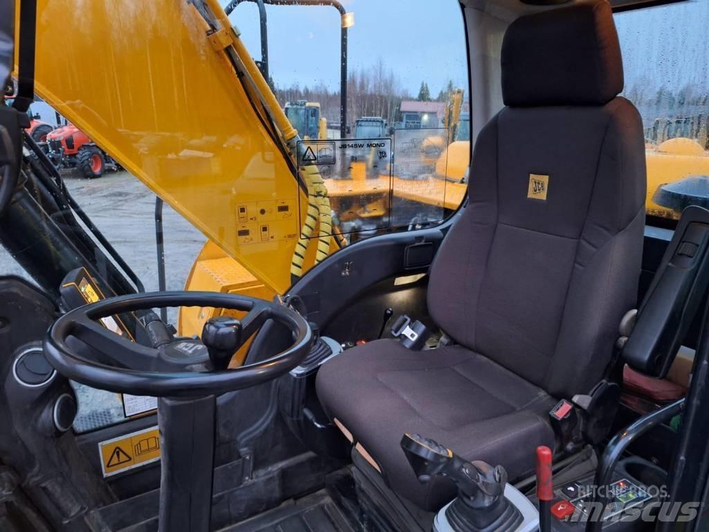 JCB JS 145 W Ratasekskavaatorid