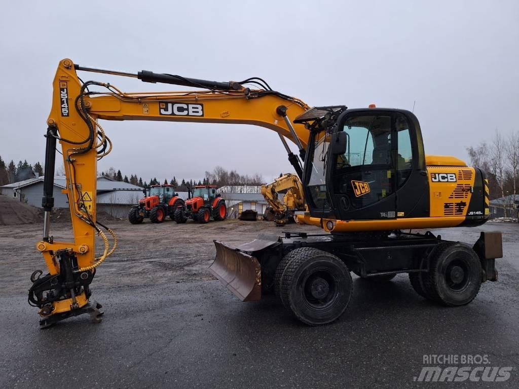 JCB JS 145 W Ratasekskavaatorid