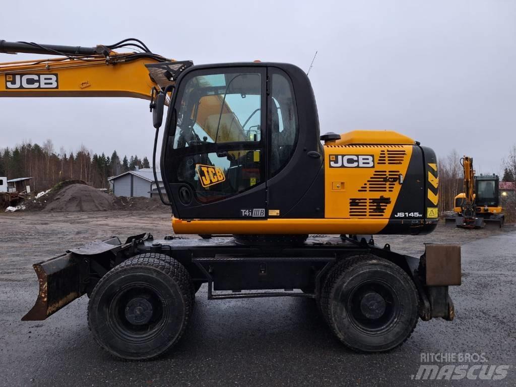 JCB JS 145 W Ratasekskavaatorid