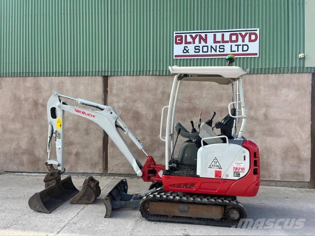 Takeuchi TB 216 Miniekskavaatorid < 7 t