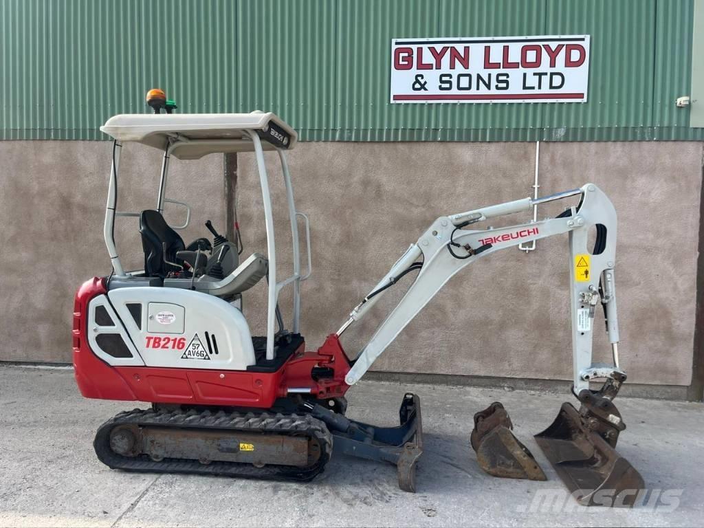 Takeuchi TB 216 Miniekskavaatorid < 7 t