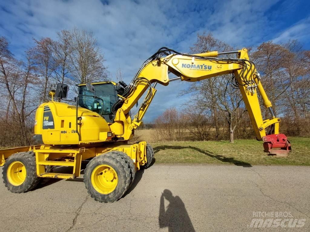 Komatsu PW 118 MR -8 Ratasekskavaatorid