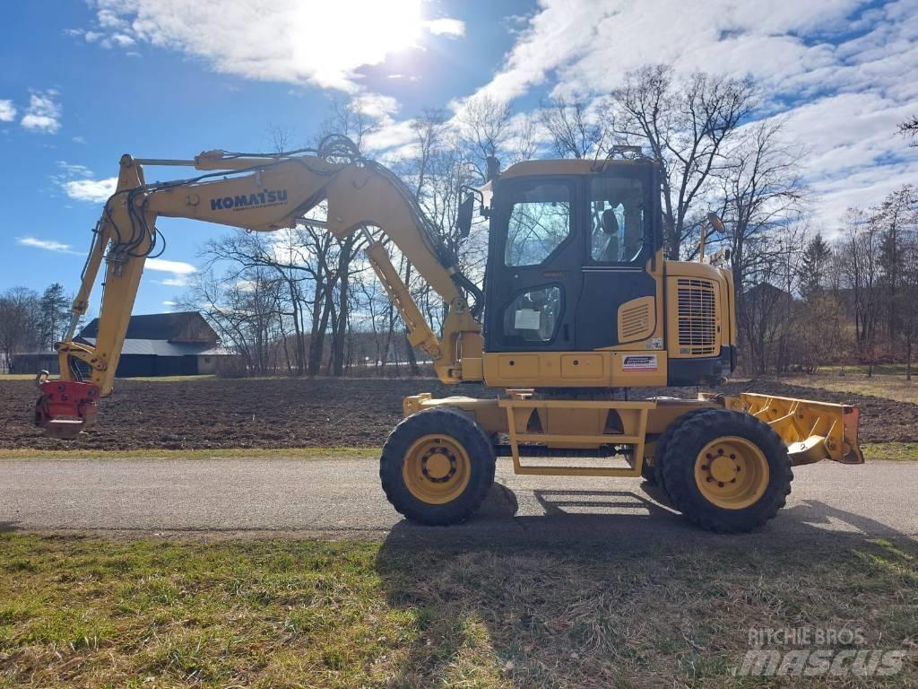 Komatsu PW 118 MR -8 Ratasekskavaatorid