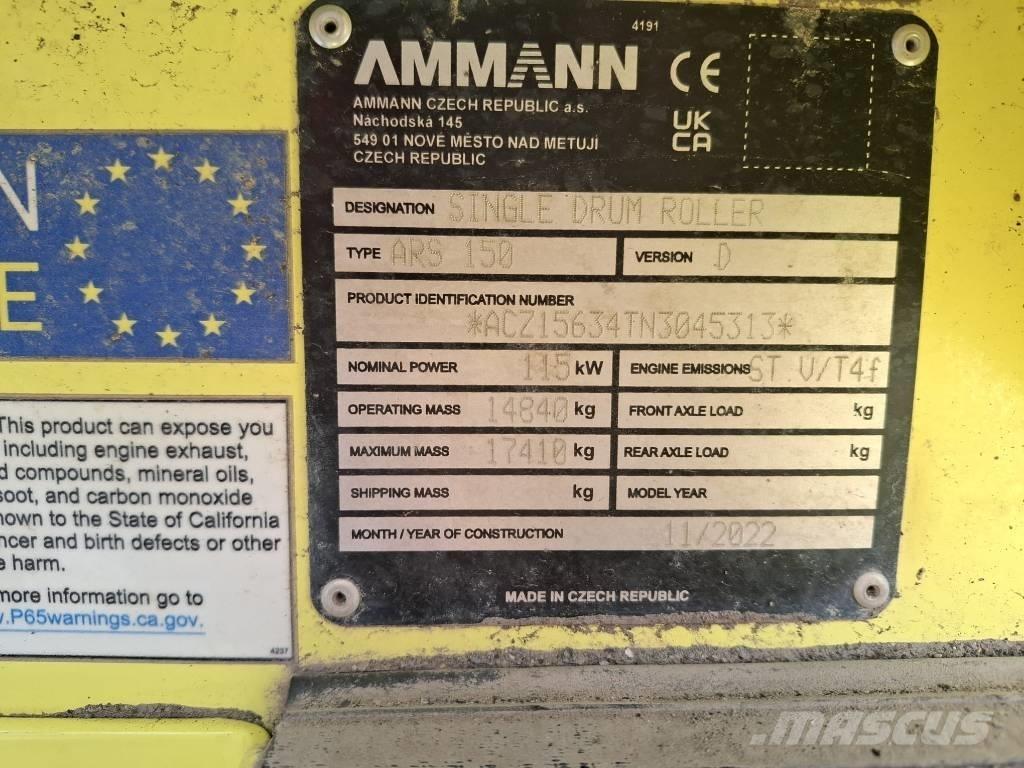 Ammann ARS 150D Vibroplaadid