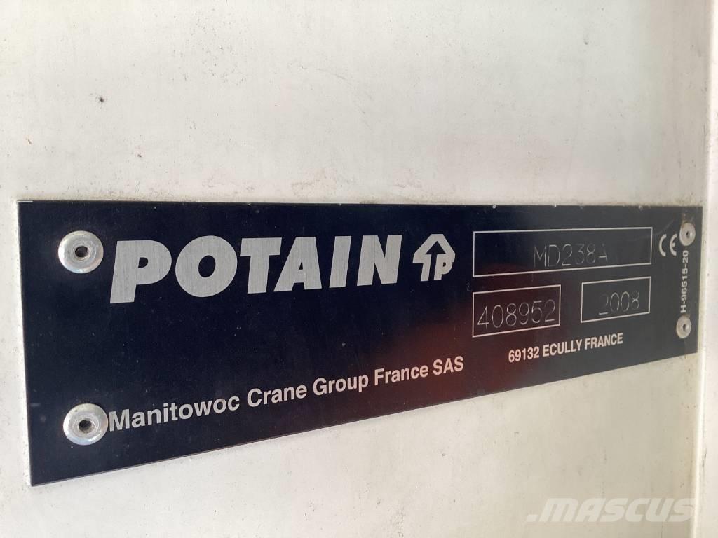 Potain MD238A Tornkraanad