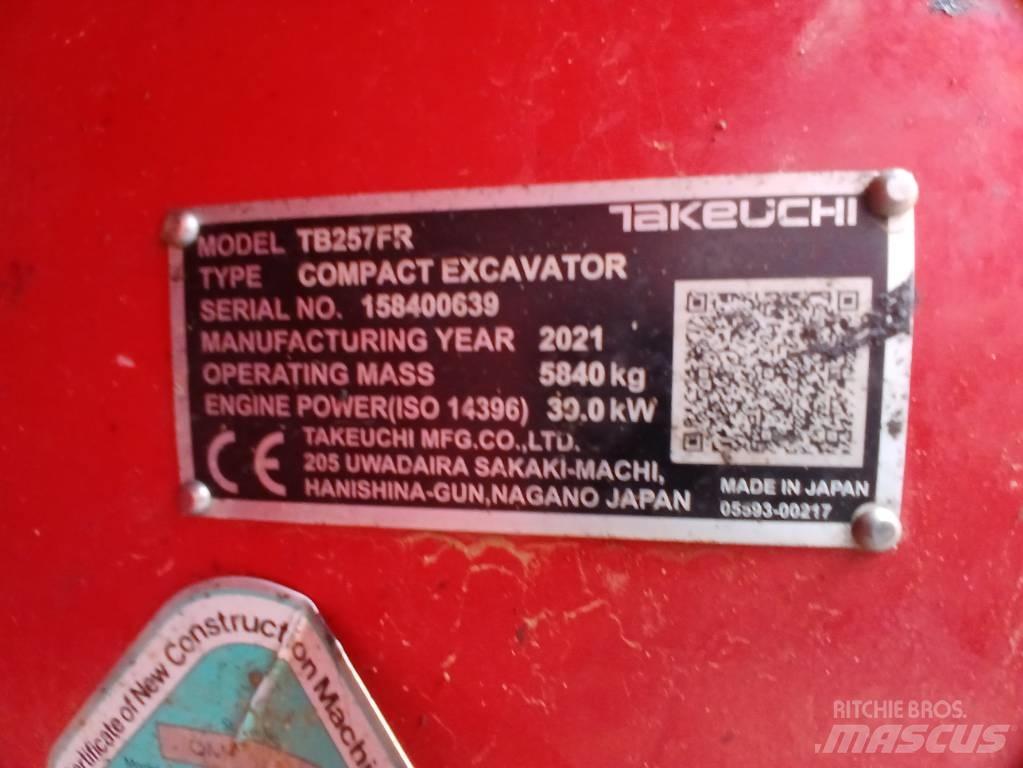 Takeuchi TB 257 FR Miniekskavaatorid < 7 t