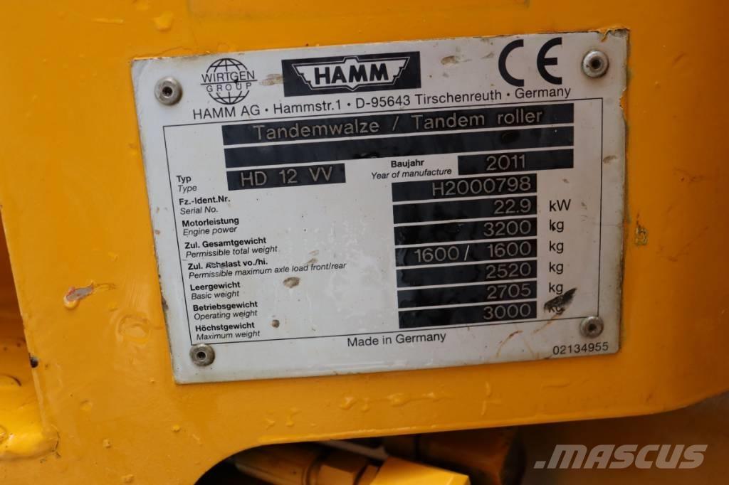 Hamm HD 12 VV Tandemrullid