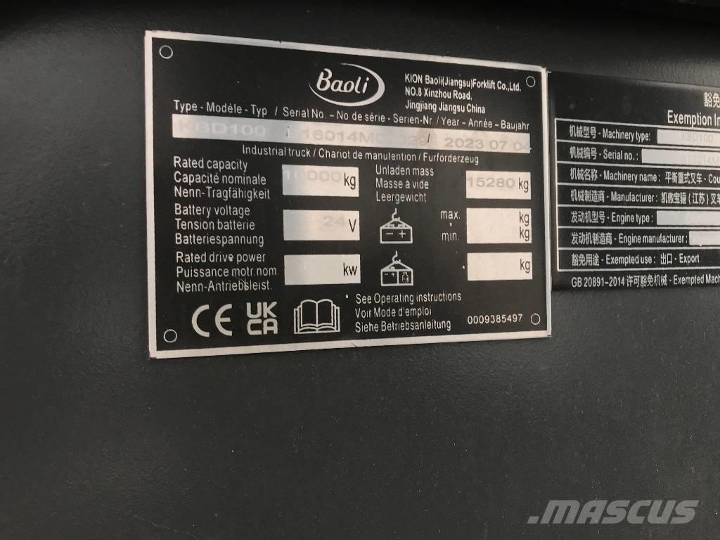 Baoli KBD 100 Diiseltõstukid