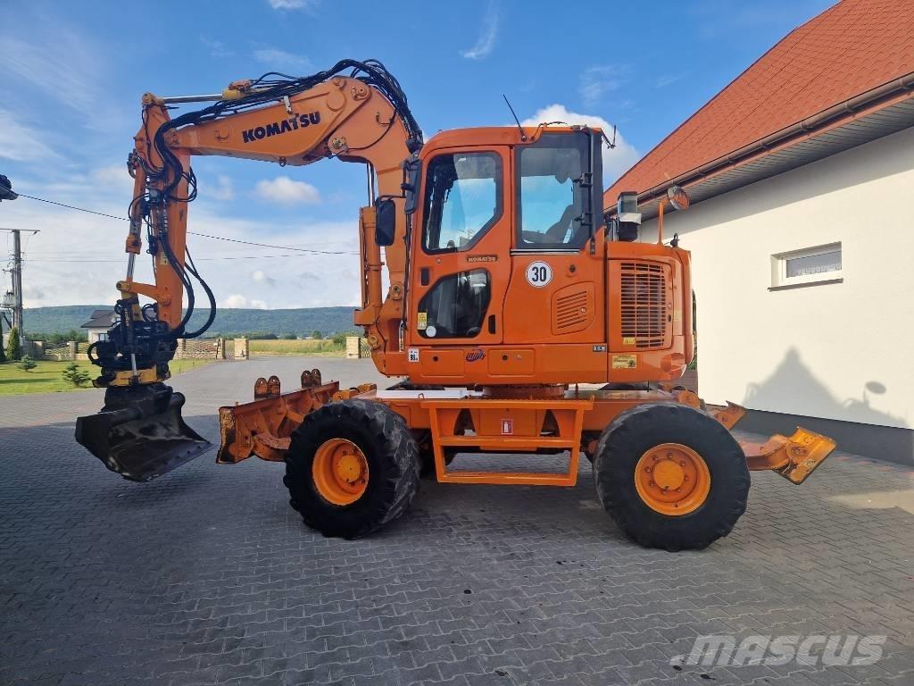 Komatsu PW110 Ratasekskavaatorid