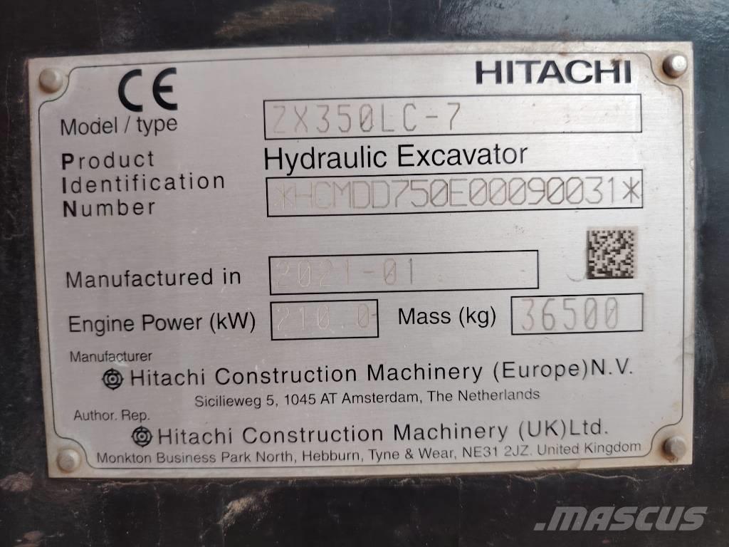 Hitachi 350LC Roomikekskavaatorid