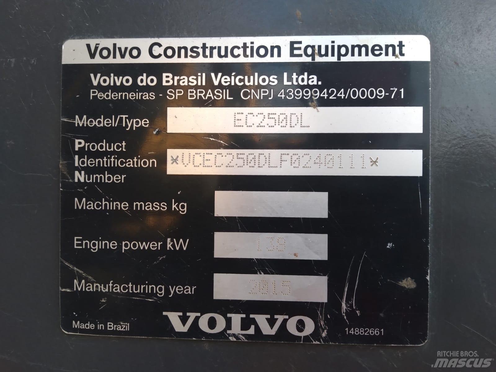 Volvo EC 250 D L Roomikekskavaatorid