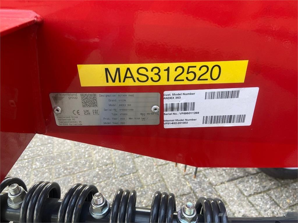 Vicon Andex 353 Iseliikuvad niidukid-vaalutid