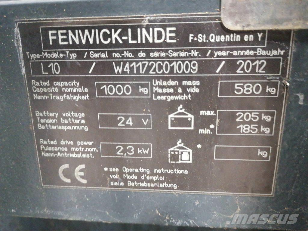 Linde L10 Järelkäidavad virnastajad