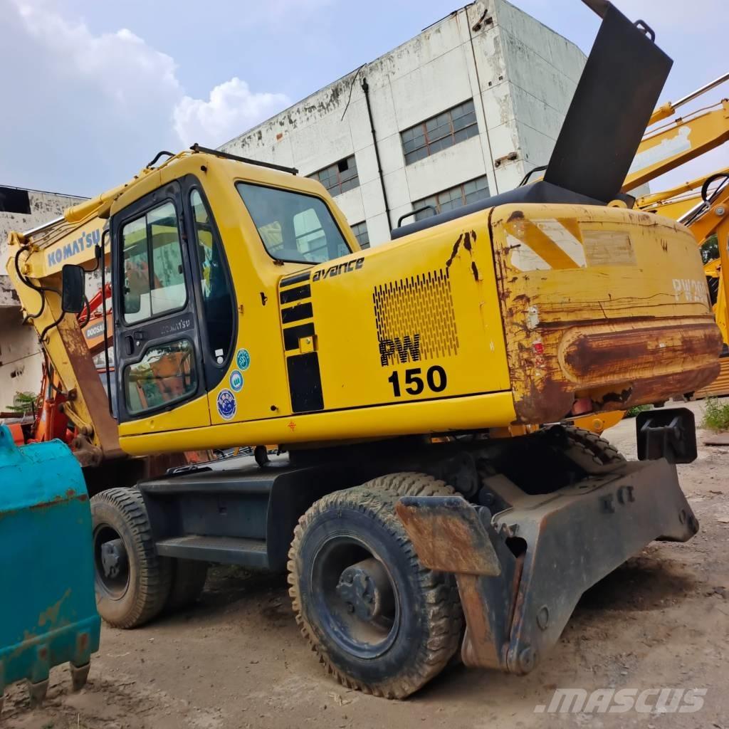 Komatsu PW 150 Ratasekskavaatorid
