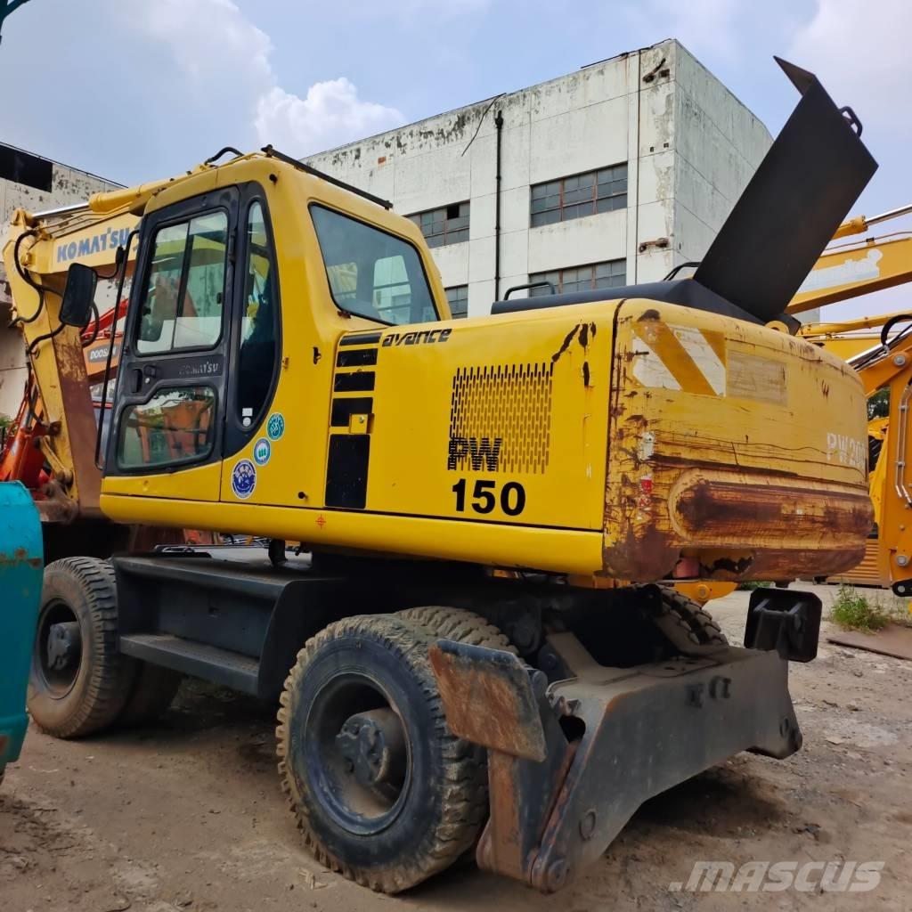 Komatsu PW 150 Ratasekskavaatorid