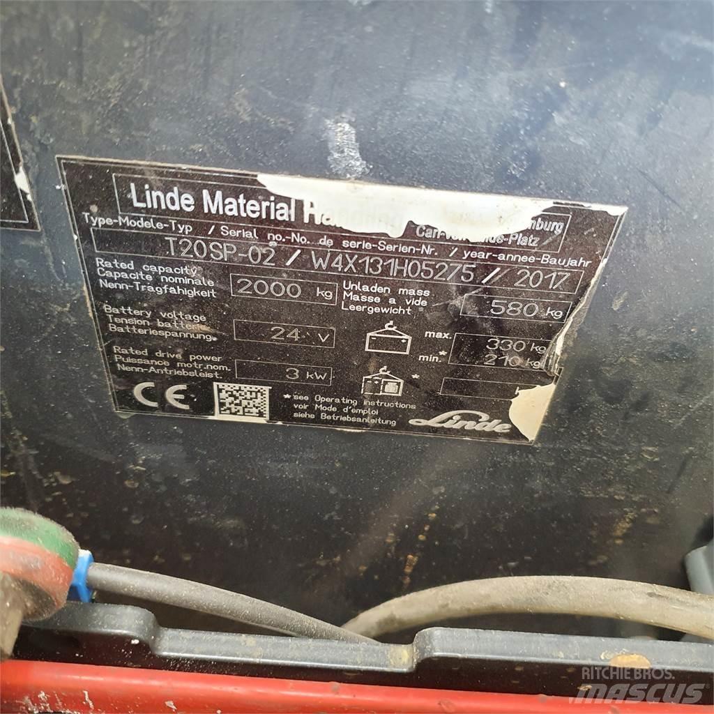 Linde T20SP kurz Elektriline alusesiirdaja