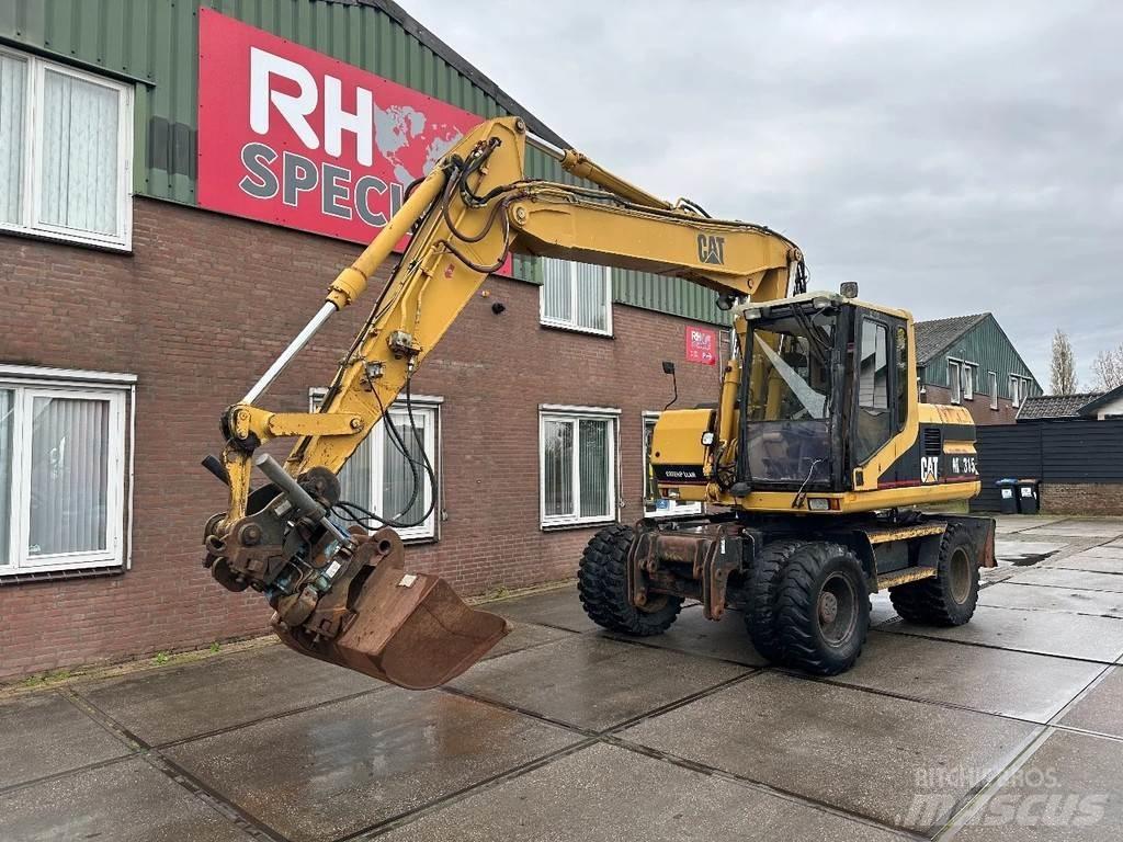 CAT M315 +ROTO CE Ratasekskavaatorid