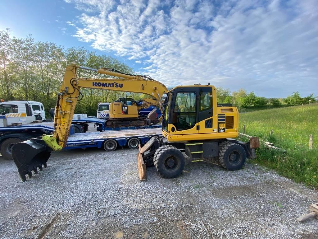 Komatsu PW 148 Ratasekskavaatorid