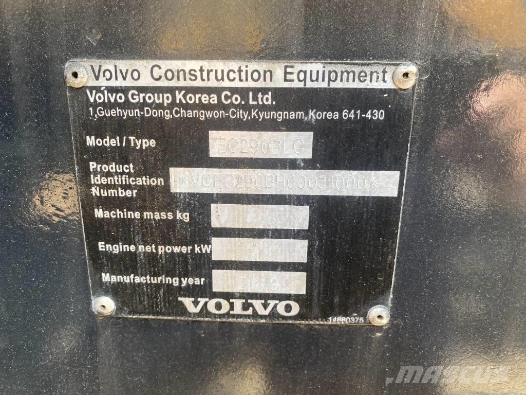 Volvo EC 290 B LC Roomikekskavaatorid