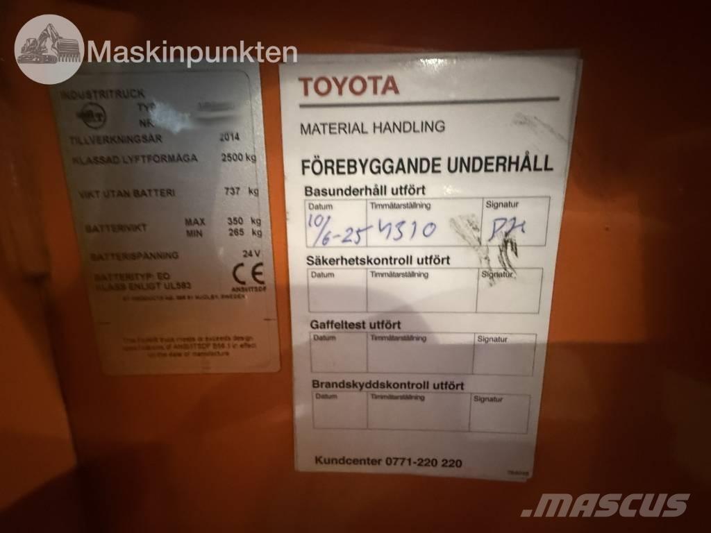 Toyota BT LPE 250 Elektritõstukid