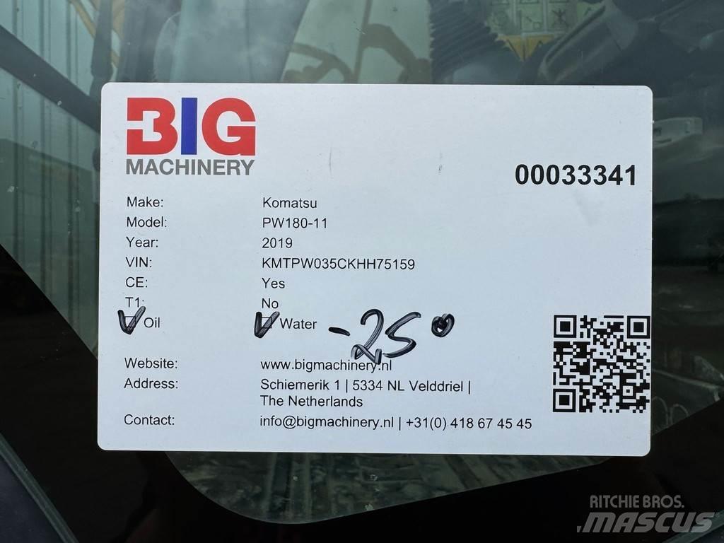 Komatsu PW180-11 Ratasekskavaatorid