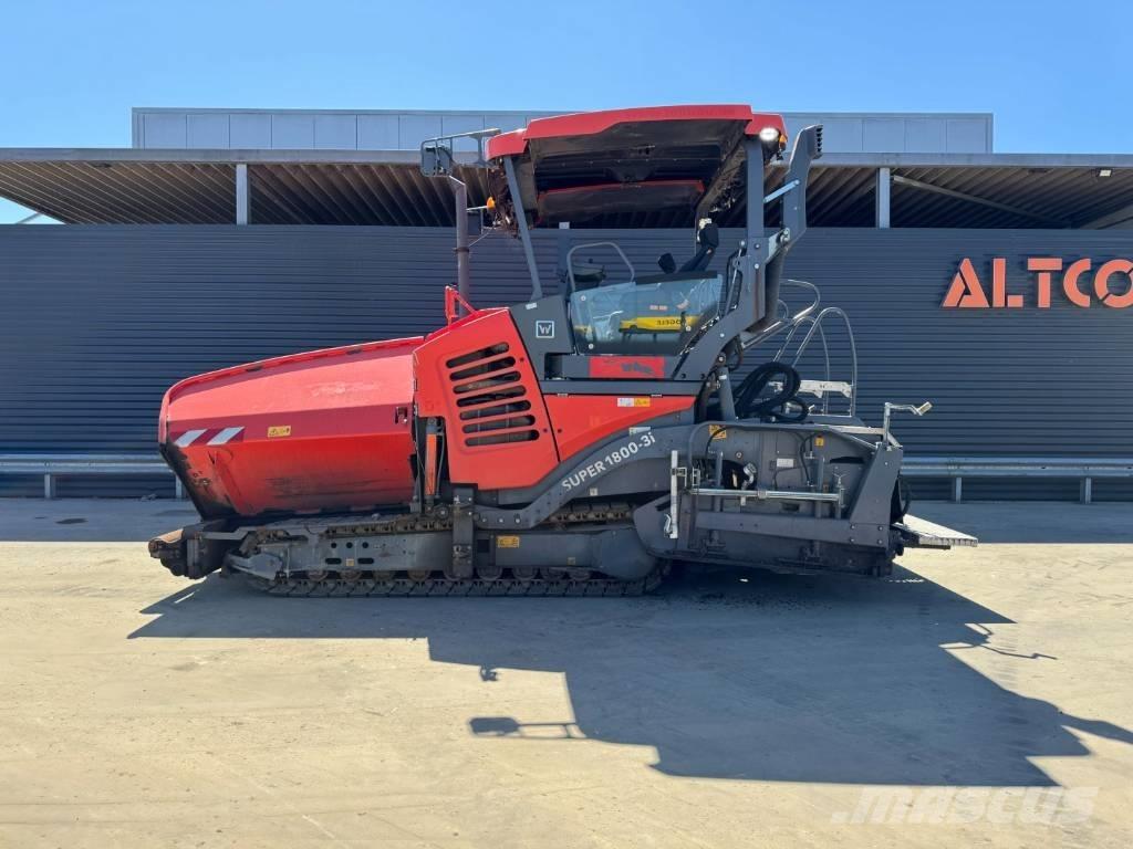 Vögele SUPER 1800-3I Asfaldilaoturid