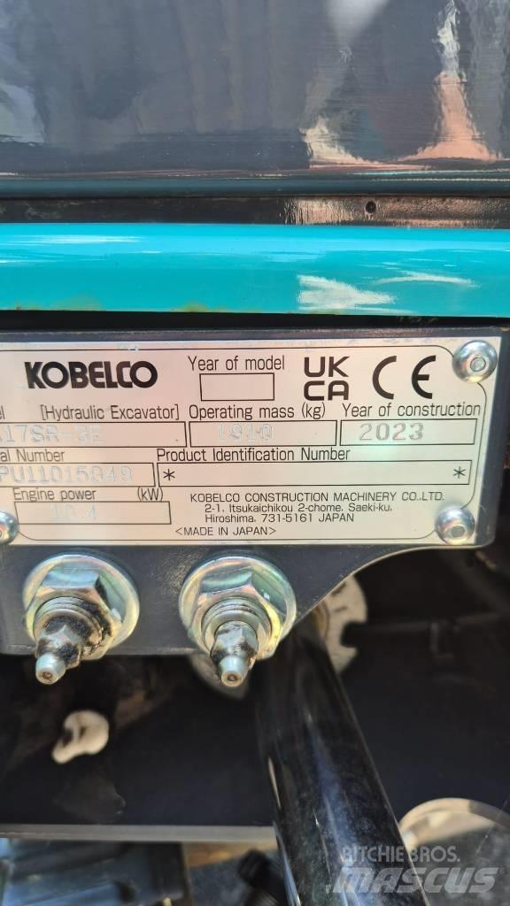 Kobelco SK 17 SR Miniekskavaatorid < 7 t